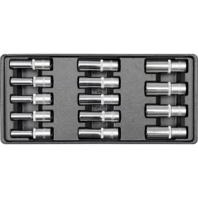   YATO YT-5539 Hosszú dugókulcs készlet 14 részes 1/2" 8-21 mm (fiókbetét)