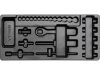 YATO YT-55411 Dugókulcs készlet 25 részes 1/4" 3,5-14 mm CrV (fiókbetét szerszám nélkül)