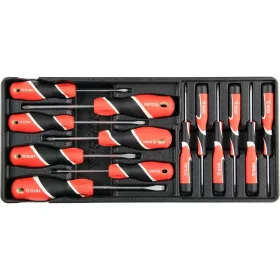   YATO YT-55455 Csavarhúzó készlet 13 részes S2 (fiókbetét)