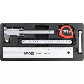 YATO YT-55474 Mérőeszköz készlet 5 részes (fiókbetét)