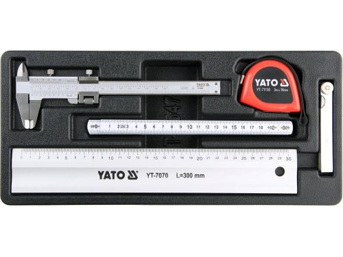 YATO YT-55474 Mérőeszköz készlet 5 részes (fiókbetét)