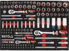 YATO YT-55491 Szerszámkészlet szivacs fiókbetétben 120 részes