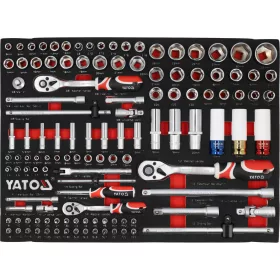   YATO YT-55491 Szerszámkészlet szivacs fiókbetétben 120 részes