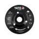 YATO YT-59162 Ráspolykorong sarokcsiszolóra fához 125 mm átmérő fogazott része döntött durva fogazással