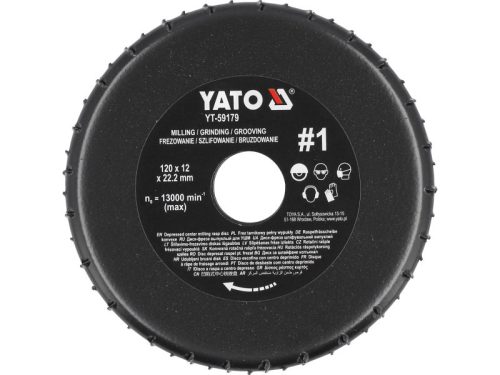 YATO YT-59179 Ráspolykorong durva #1 120 x 22,2 mm