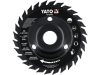 YATO YT-59190 Ráspoly és fűrészkorong sarokcsiszolóra fához 125 mm átmérő