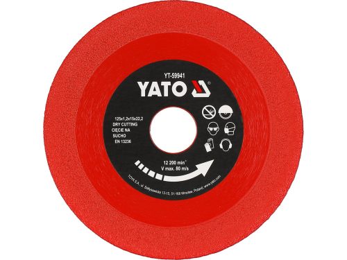 YATO YT-59941 Gyémánt csempevágó és üvegvágó 125 x 22,2 mm
