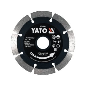   YATO YT-59961 Gyémánt vágókorong 115 x 1,8 x 10 x 22,2 mm szegmentált