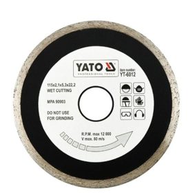   YATO YT-6015 Gyémánt vágókorong 230 x 2,7 x 5,3 x 22,2 mm folytonos