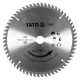 YATO YT-60627 Fűrésztárcsa PVC-hez 185 x 20 x 1,5 mm / 60T