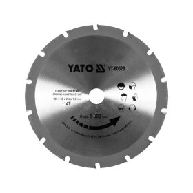   YATO YT-60628 Fűrésztárcsa szöges fához 185 x 20 x 2,4 mm / 14T