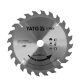 YATO YT-60634 Fűrésztárcsa fához 190 x 20 x 1,5 mm / 24T