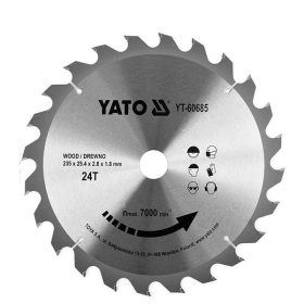   YATO YT-60685 Fűrésztárcsa fához 235 x 25,4 x 1,8 mm / 24T