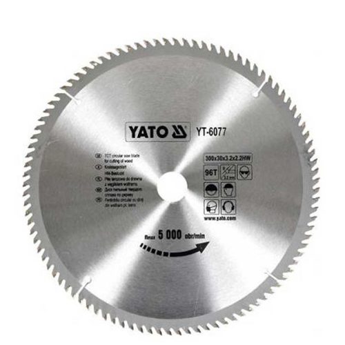 YATO YT-6077 Fűrésztárcsa fához 300 x 30 x 2,0 mm / 60T