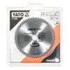 YATO YT-6093 Fűrésztárcsa alumíniumhoz 210 x 30 x 2,2 mm / 72T