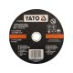 YATO YT-6105 Vágókorong fémre 180 x 1,5 x 22,2 mm inox