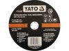 YATO YT-6107 Vágókorong fémre 230 x 2,0 x 22 mm inox