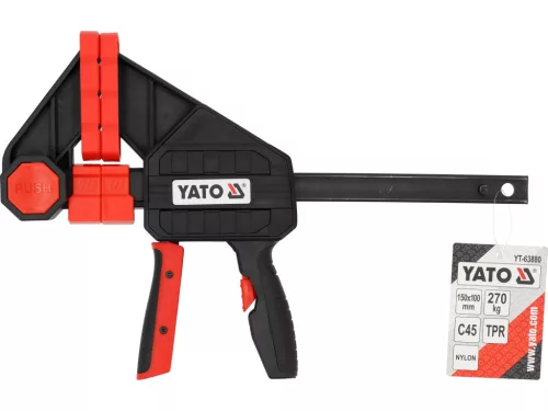 YATO YT-63880 Nagy teherbírású egykezes gyorsszorító 150mm - 270 kg