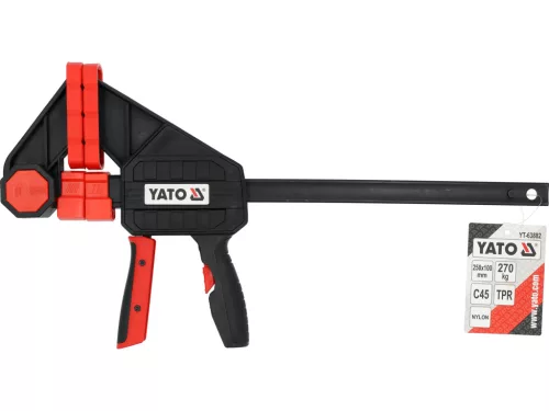 YATO YT-63882 Nagy teherbírású egykezes gyorsszorító 250mm - 270 kg