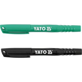   YATO YT-69300 2 db - os műszaki jelölőfilc készlet fekete - zöld
