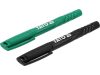 YATO YT-69300 2 db - os műszaki jelölőfilc készlet fekete - zöld