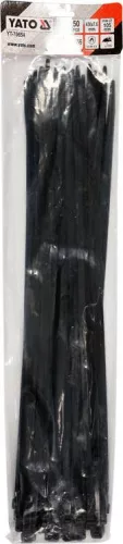 YATO YT-70654 Kábelkötegelő fekete 430 x 7,6 mm (50 db/cs)