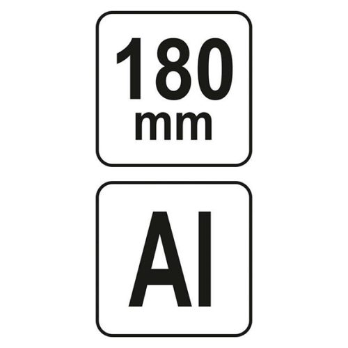 YATO YT-70786 Talpas derékszög vonalzó 180 mm