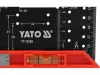 YATO YT-70789 Acél derékszög jelölő lyukasztásokkal, szögmérő mélységmérő és viszszint mérő funkciókkal