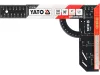 YATO YT-70789 Acél derékszög jelölő lyukasztásokkal, szögmérő mélységmérő és viszszint mérő funkciókkal