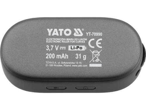YATO YT-70990 Akkumulátoros görgős mérő ívek görbék szabálytalan alakzatok hosszmérésére