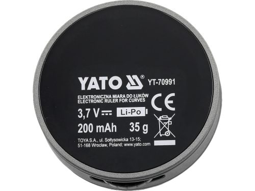 YATO YT-70991 Akkumulátoros görgős mérő ívek görbék szabálytalan alakzatok hosszmérésére