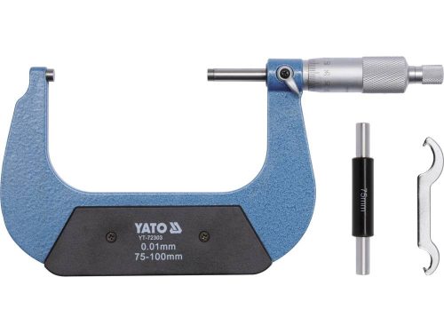 YATO YT-72303 Mikrométer 75-100 mm +/-0,01 mm mechanikus