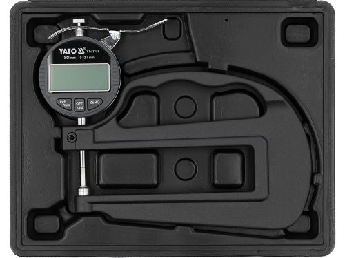 YATO YT-72322 Digtális vastagságmérő 120 mm / 12,7 mm / 0,001 mm