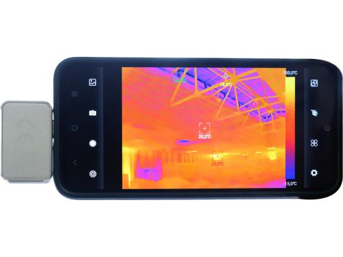 YATO YT-72931 Hőkamera USB-C 256X192 (512X384 SR mód) 25Hz + makro objektív