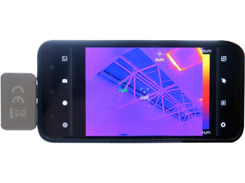 YATO YT-72931 Hőkamera USB-C 256X192 (512X384 SR mód) 25Hz + makro objektív