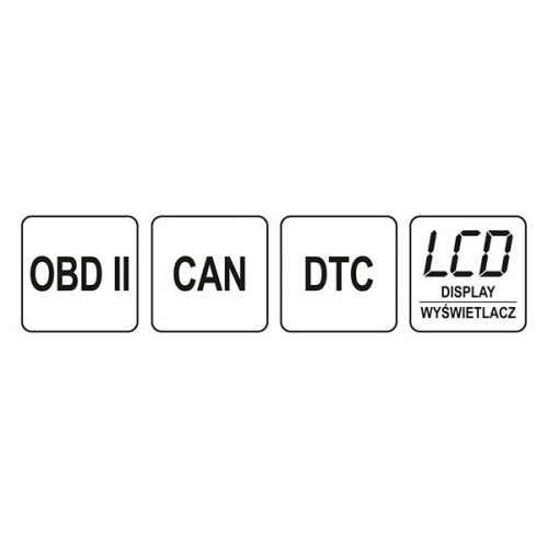 YATO YT-72977 OBD2 hibakód olvasó teszter