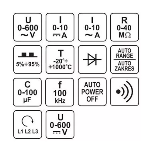 YATO YT-73086 Digitális multiméter