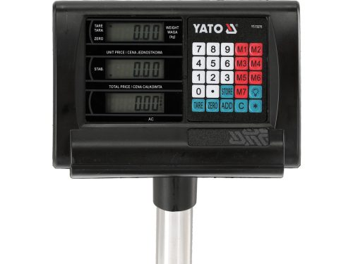 YATO YT-73275 Elektromos platformmérleg 100kg / 20g