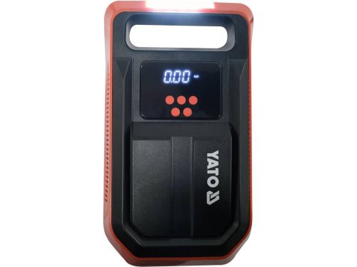 YATO YT-73470 Autós kompresszor 12V 10 bar LCD kijelzővel, LED lámpával