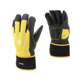   YATO YT-74690 Megerősített kesztyű, bélelt 10-es méret sárga