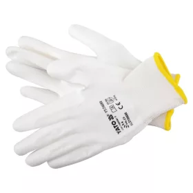 YATO YT-74699 Szerelő kesztyű (mártott FEHÉR) 9-es