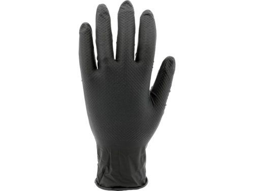 YATO YT-74742 Erős nitril kesztyű gyémánt mintával 9 - es méret 50 db/csomag