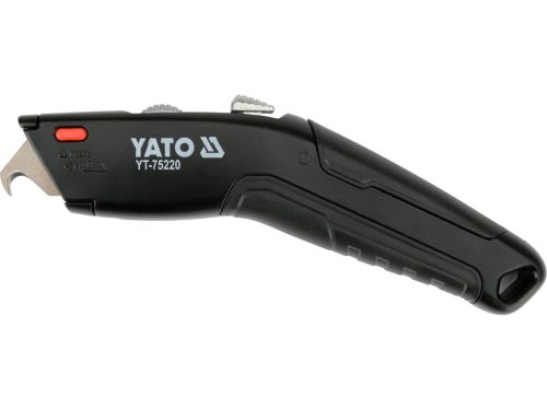 YATO YT-75220 Behúzható trapéz és horogpengés duplakés +2 x 3 db pótpengével