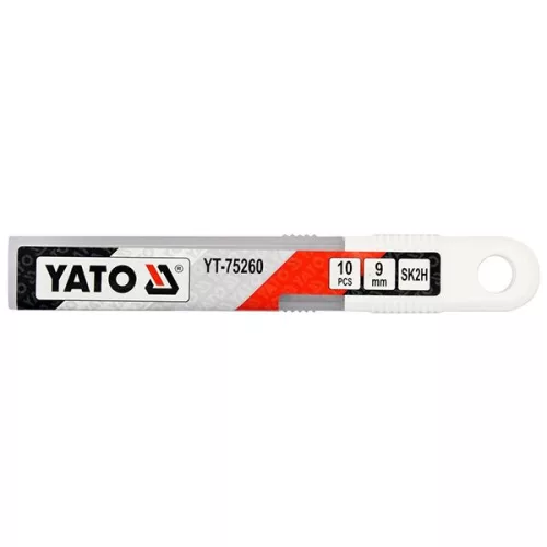YATO YT-75260 Törhető penge extra éles 9 mm (10 db/cs)