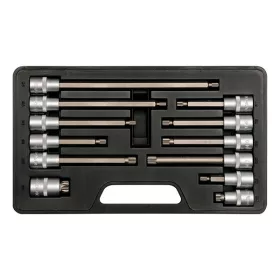   YATO YT-7753 Bit dugókulcs készlet 12 részes Spline 1/2" M5-M17 CrV