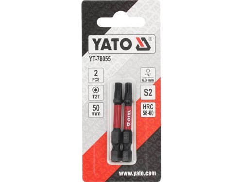 YATO YT-78055 Impact bithegy T27 x 50 mm (2 db)