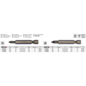 YATO YT-78156 Bithegy PZ3 1/4" 50 mm (10 db/cs)