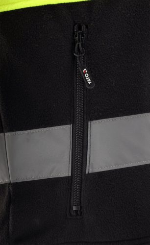 YATO YT-79392 Jól láthatsági magas nyakú polár pulóver ORIOLUS S. XXL