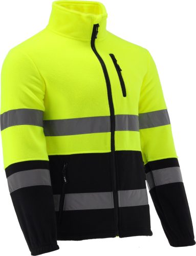 YATO YT-79393 Jól láthatsági magas nyakú polár pulóver ORIOLUS S. XXXL