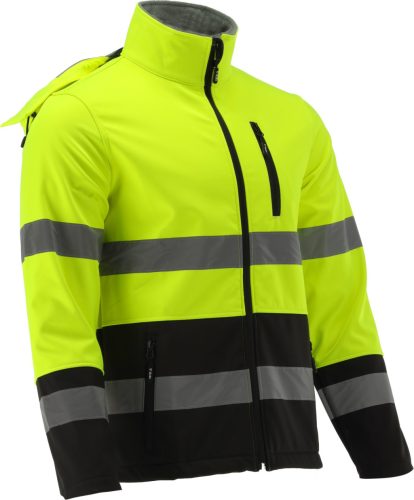 YATO YT-79399 Jól láthatsági magas nyakú szoftshell kabát ORIOLUS S. XXXL